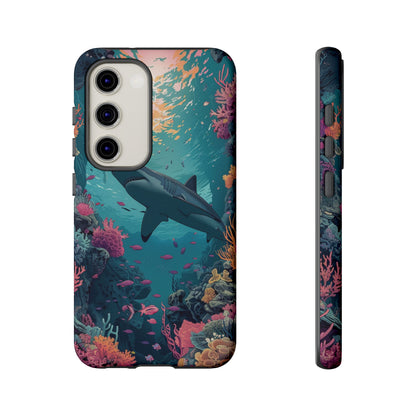 Ocean Shark Coral Reef iPhone Case