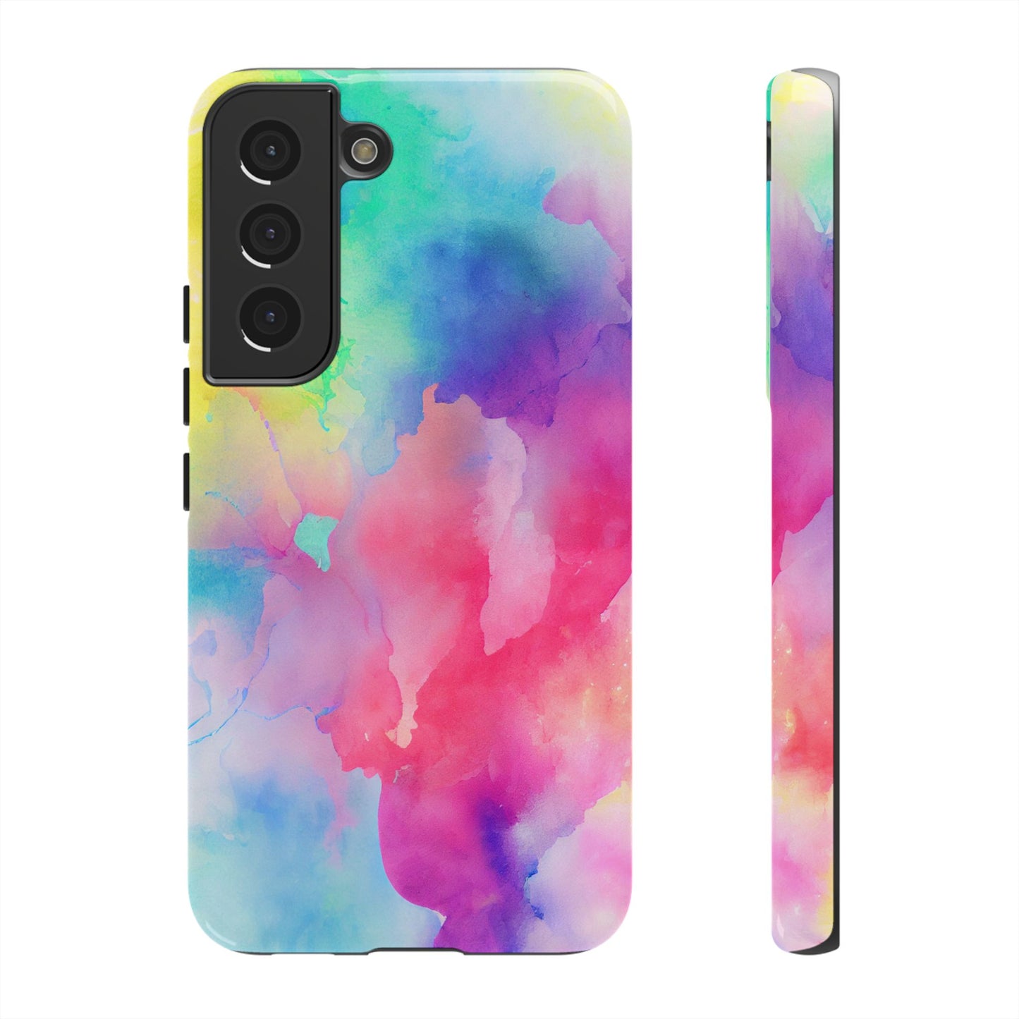 Pastel Watercolor Dream Samsung Galaxy Case – Slim Profile, Glossy Finish