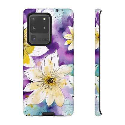 Abstract Floral Watercolor Splash - Samsung Galaxy Series Case