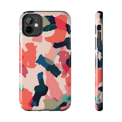 Modern Earthy Camo Abstract – iPhone Case