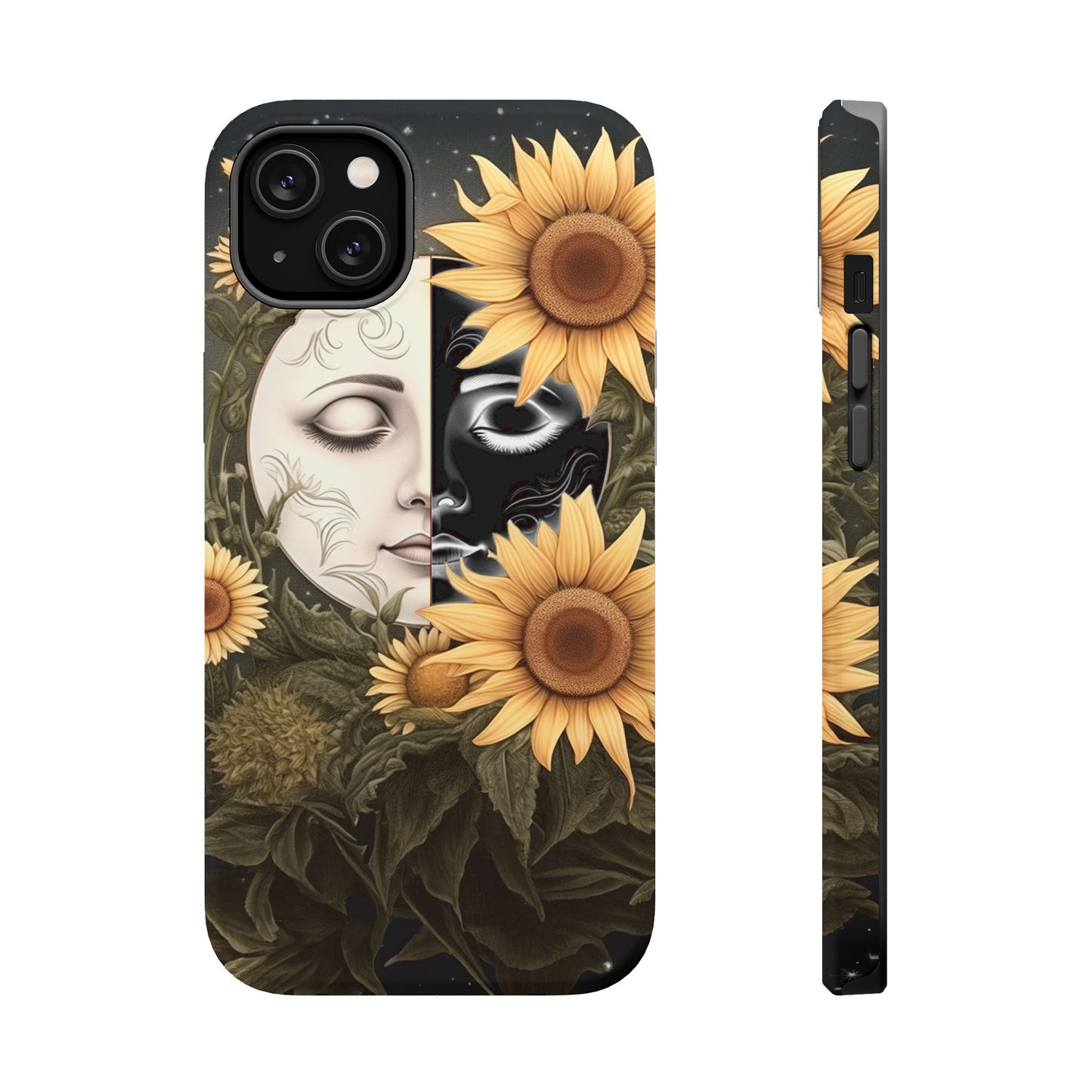 Sunflower Moon and Stars MagSafe Case – Ethereal Art