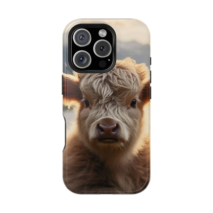 Mountain Munchkin Highland Cow iPhone Case - BOGO Cases