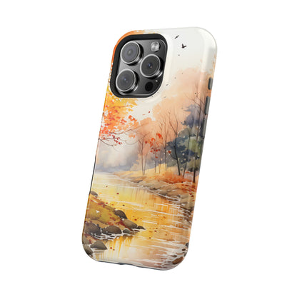 Autumn River Serenity – MagSafe iPhone Case