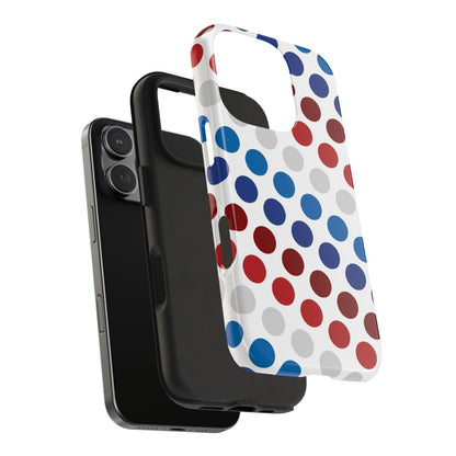 Patriotic Polka Dots - iPhone Case