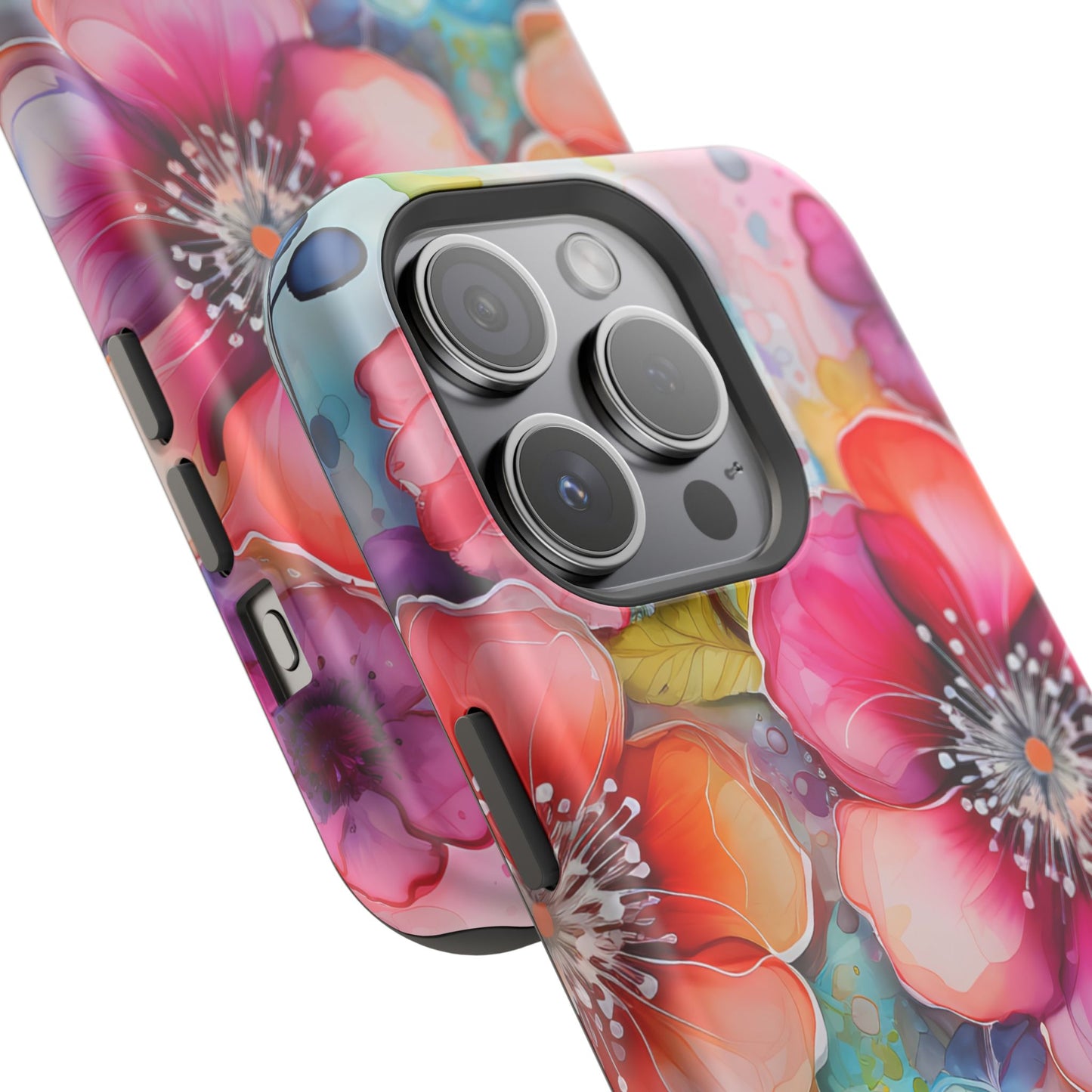 Vibrant Watercolor Floral Garden - MagSafe iPhone Series Case