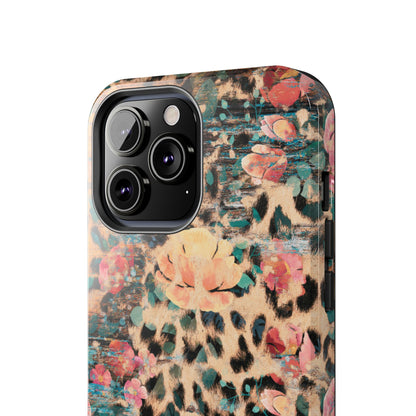 Rustic Floral Leopard - iPhone Series Case