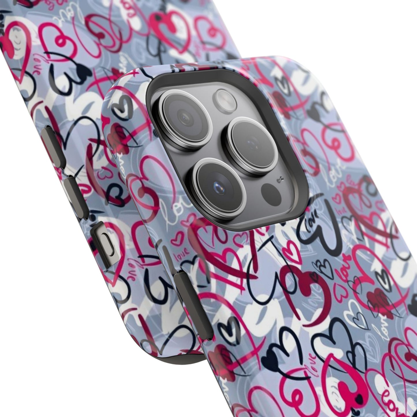 Graffiti Love Hearts MagSafe Case