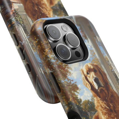 Golden Retriever Autumn Serenity - MagSafe iPhone Series Case