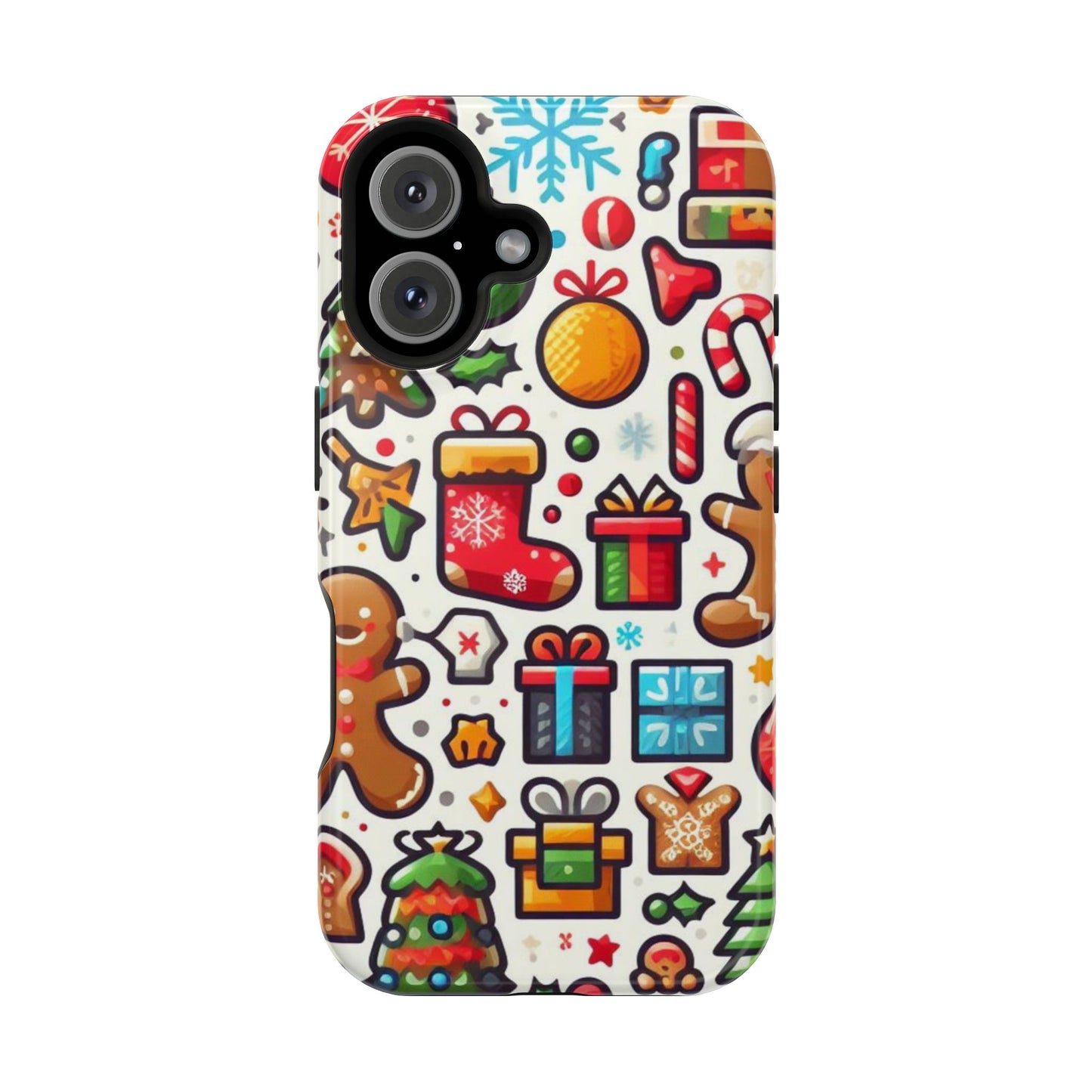 Festive Christmas Icons Pattern – MagSafe iPhone Series Case