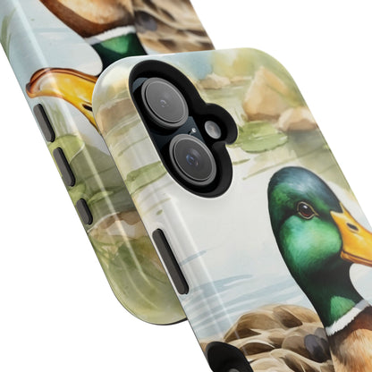 Serene Duck Reflection - MagSafe iPhone Case