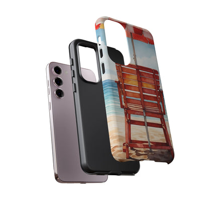 Beachfront Sunset Lounge Samsung Galaxy Case – Rearview Edition