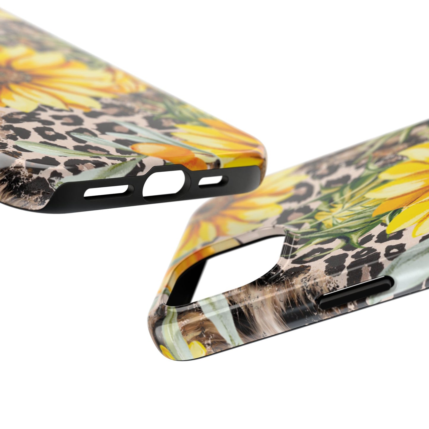 Leopard Sunflower Chic - iPhone Series Case