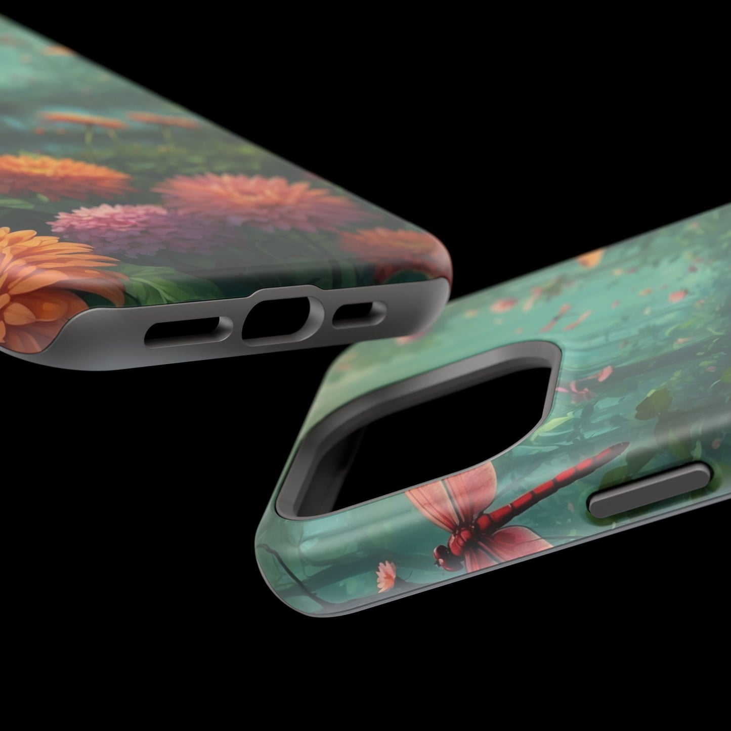 Enchanted Forest Dragonflies & Blossoms – MagSafe iPhone Series Case