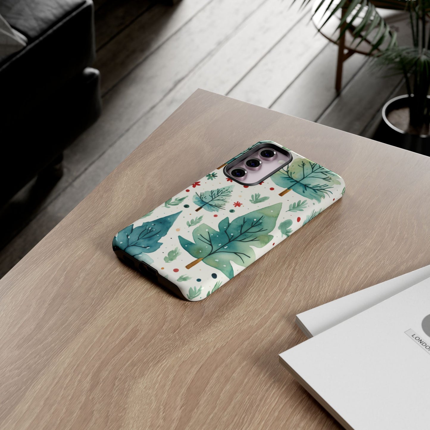 Watercolor Winter Forest -  Samsung Galaxy Series Case