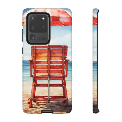 Beachfront Sunset Lounge Samsung Galaxy Case – Rearview Edition