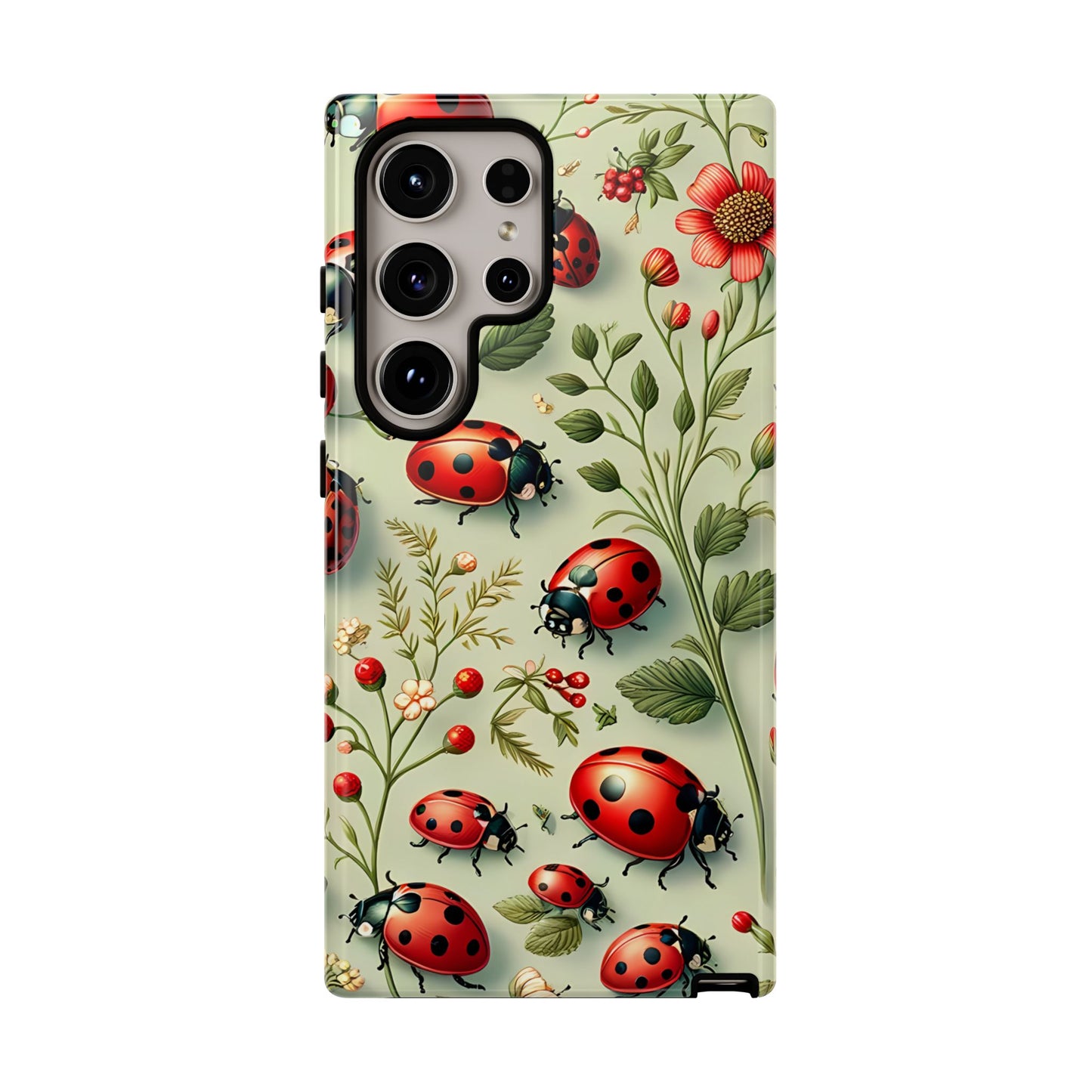 Ladybug Phone Case - Tough Dual Layer Protection - Perfect Gift For The Ladybug Lover In Your Life