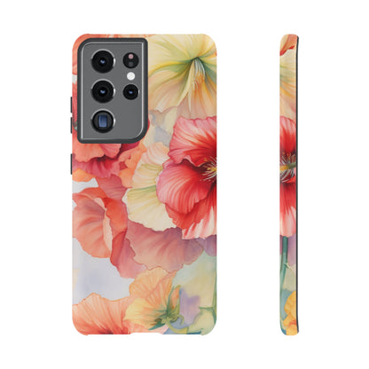 Gumamela Blush Pink Watercolor Floral – Samsung Galaxy Case