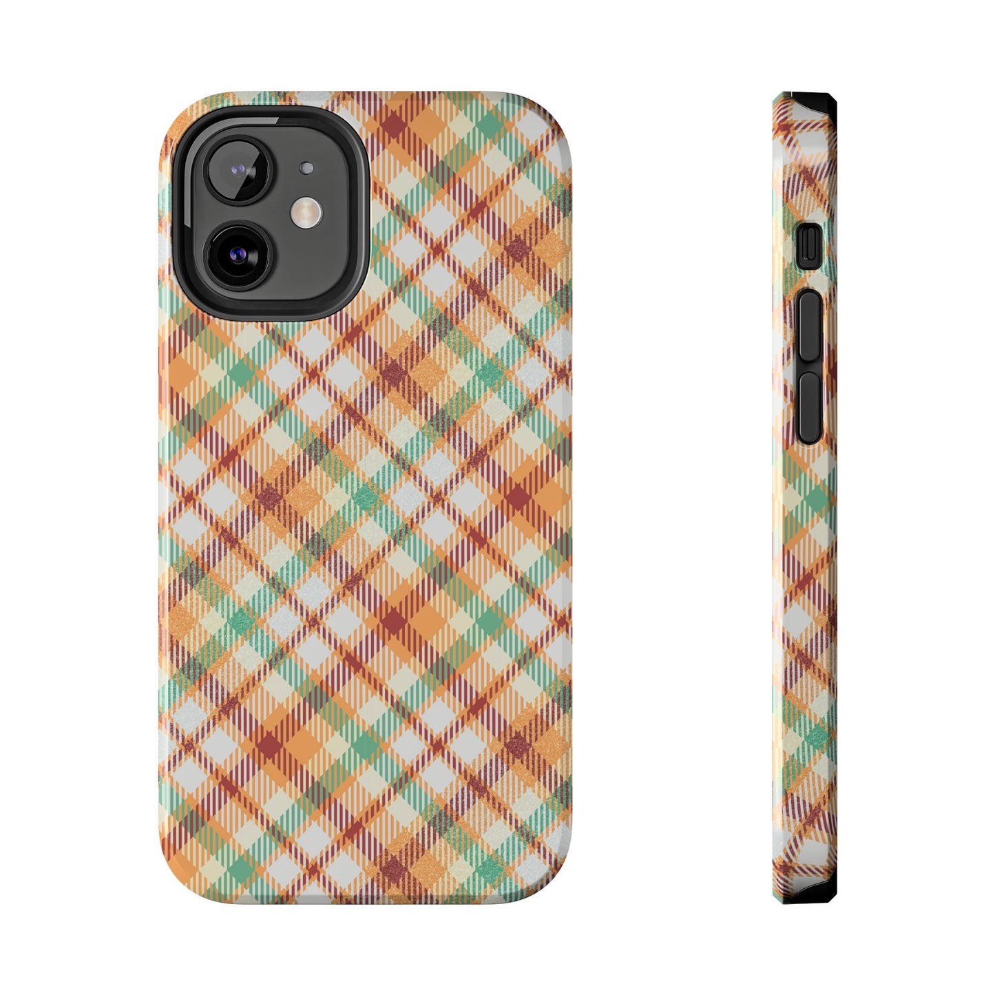 iPhone Case - Autumn Harvest Plaid Design