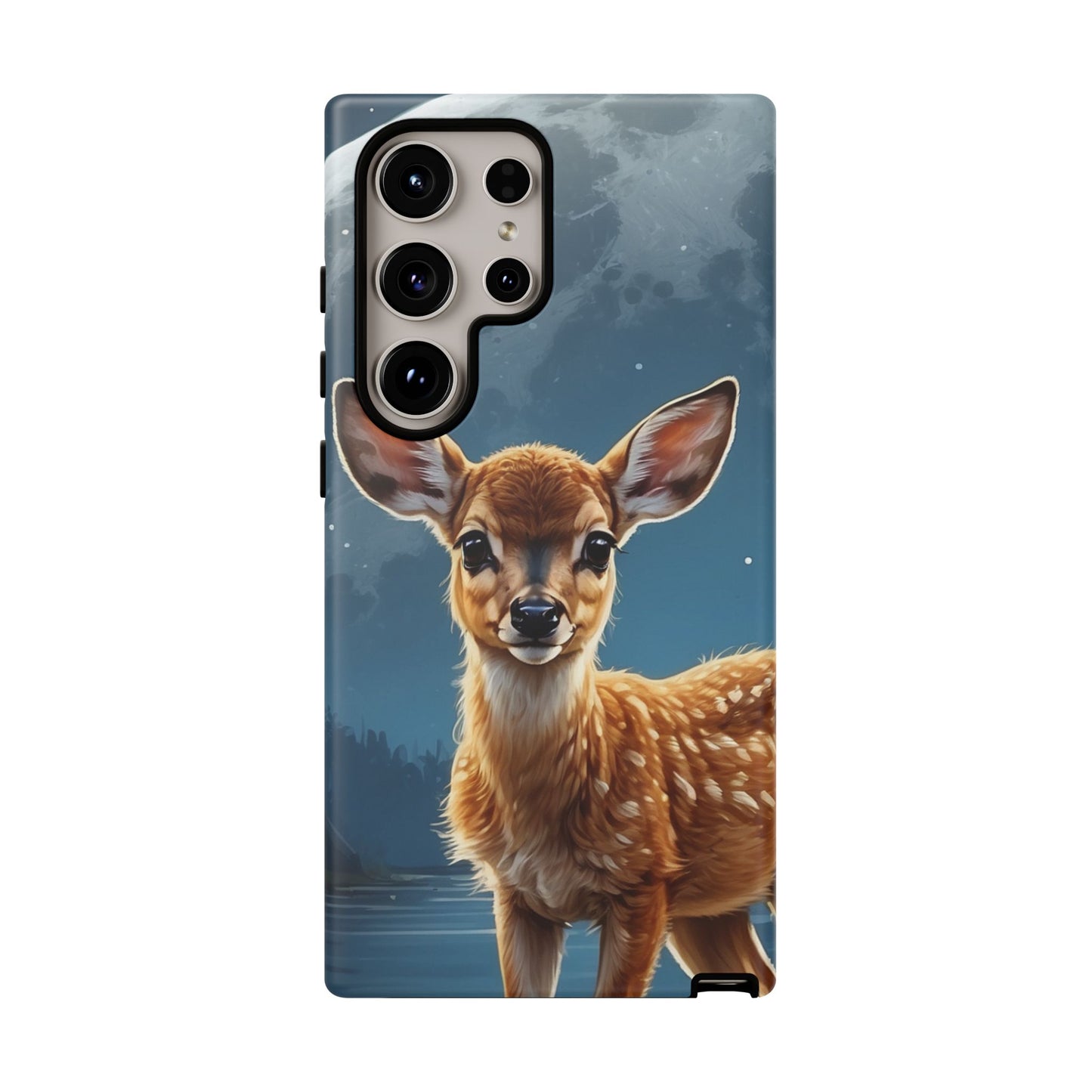 Samsung Galaxy Case – Enchanted Fawn Under the Moonlit Sky