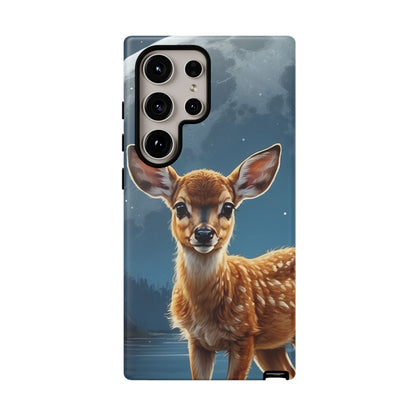 Samsung Galaxy Case – Enchanted Fawn Under the Moonlit Sky