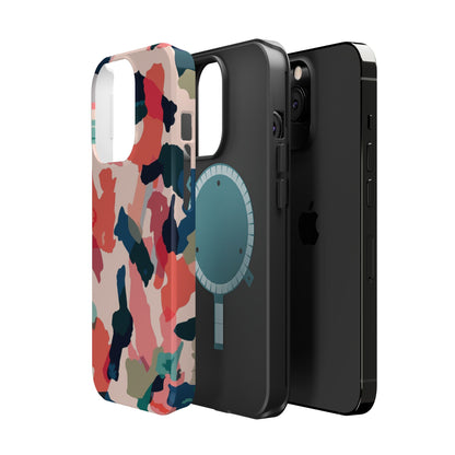 Modern Earthy Camo Abstract – MagSafe iPhone Case