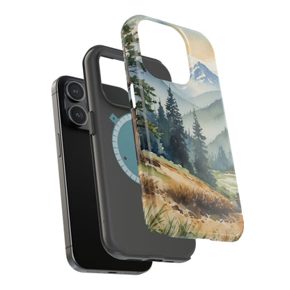 Tranquil Mountain Escape - MagSafe iPhone Case