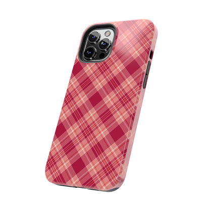 Rustic Red Plaid – iPhone Series Case