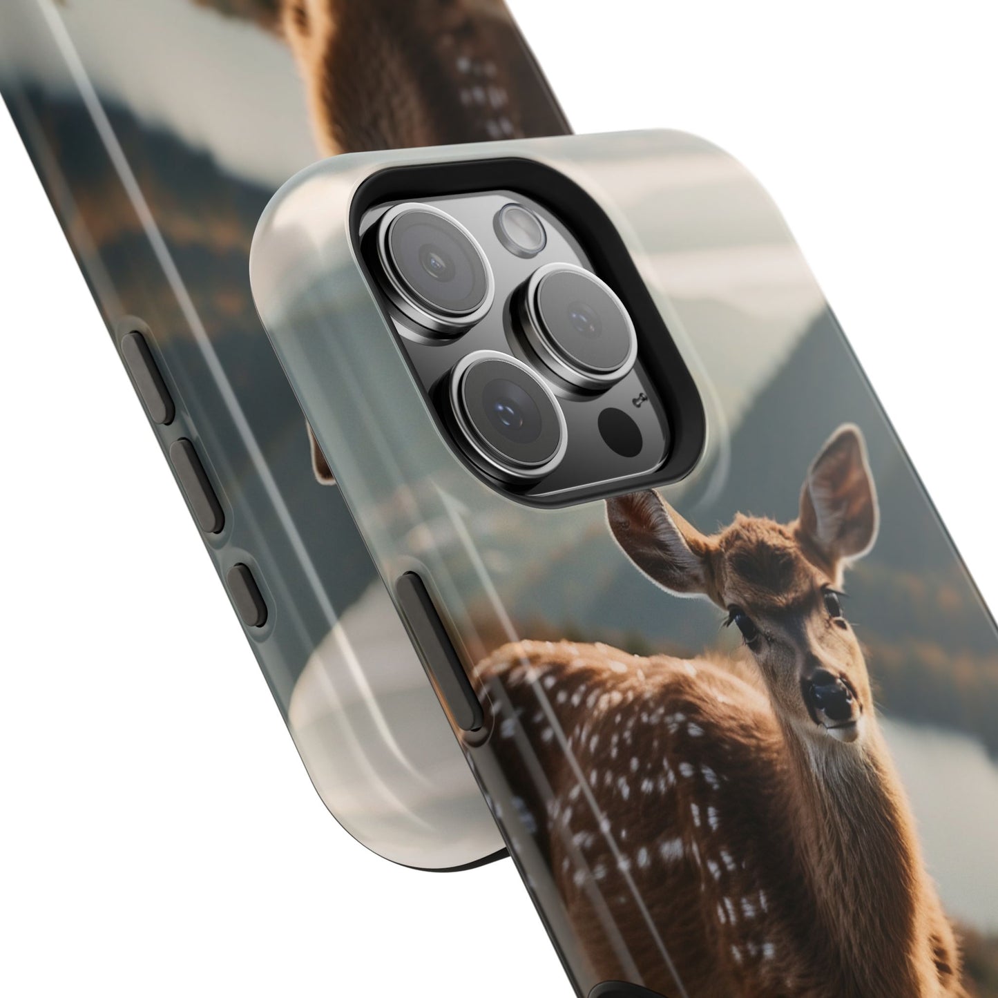 Whimsical Fawn in a Sunlit Forest MagSafe iPhone Case