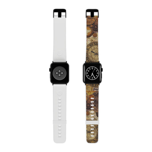 Steampunk Vintage Adventure Apple Watch Band