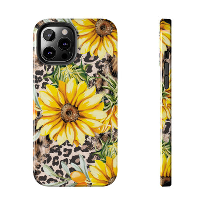 Leopard Sunflower Chic - iPhone Series Case