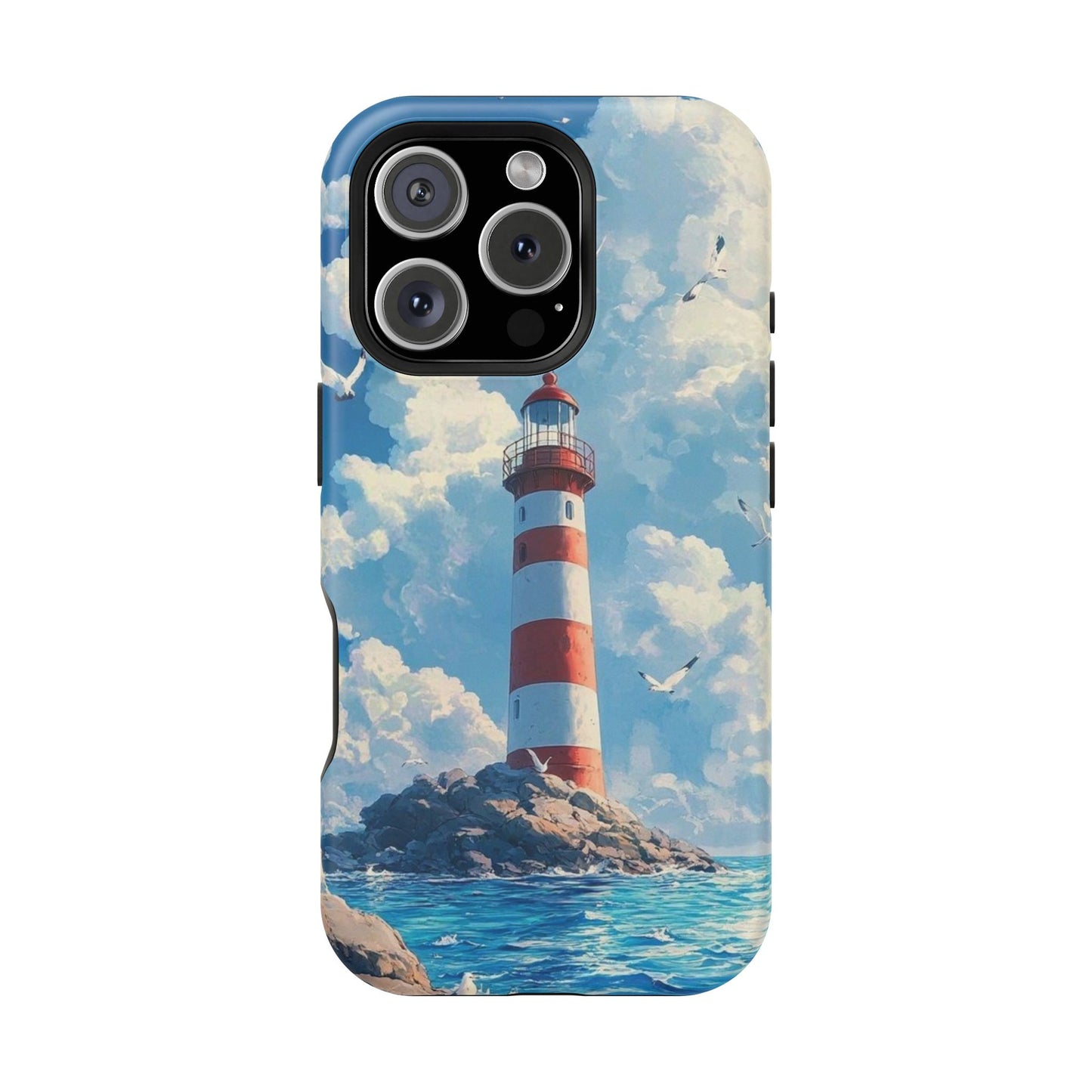 Iphone Case - Majestic Lighthouse Scene Design