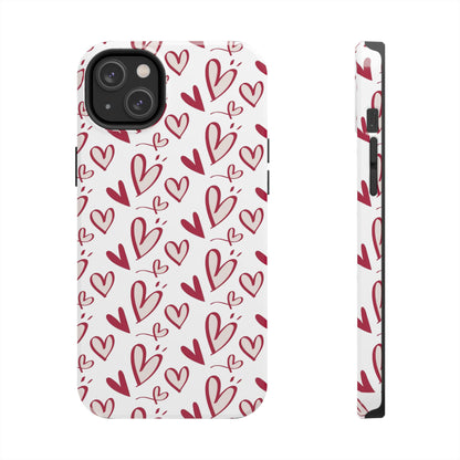 Love Scribbles iPhone Case