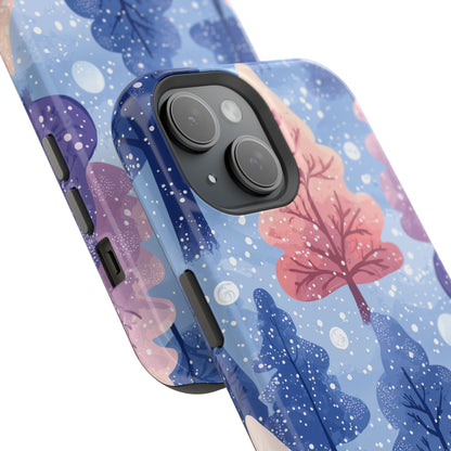 Pink & Purple Winter Wonderland - MagSafe iPhone Series Case