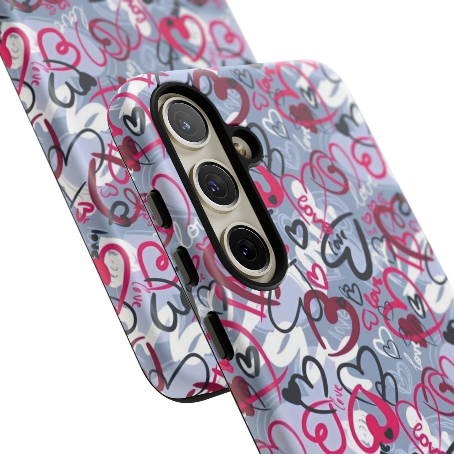 Graffiti Love Hearts Samsung Galaxy Case