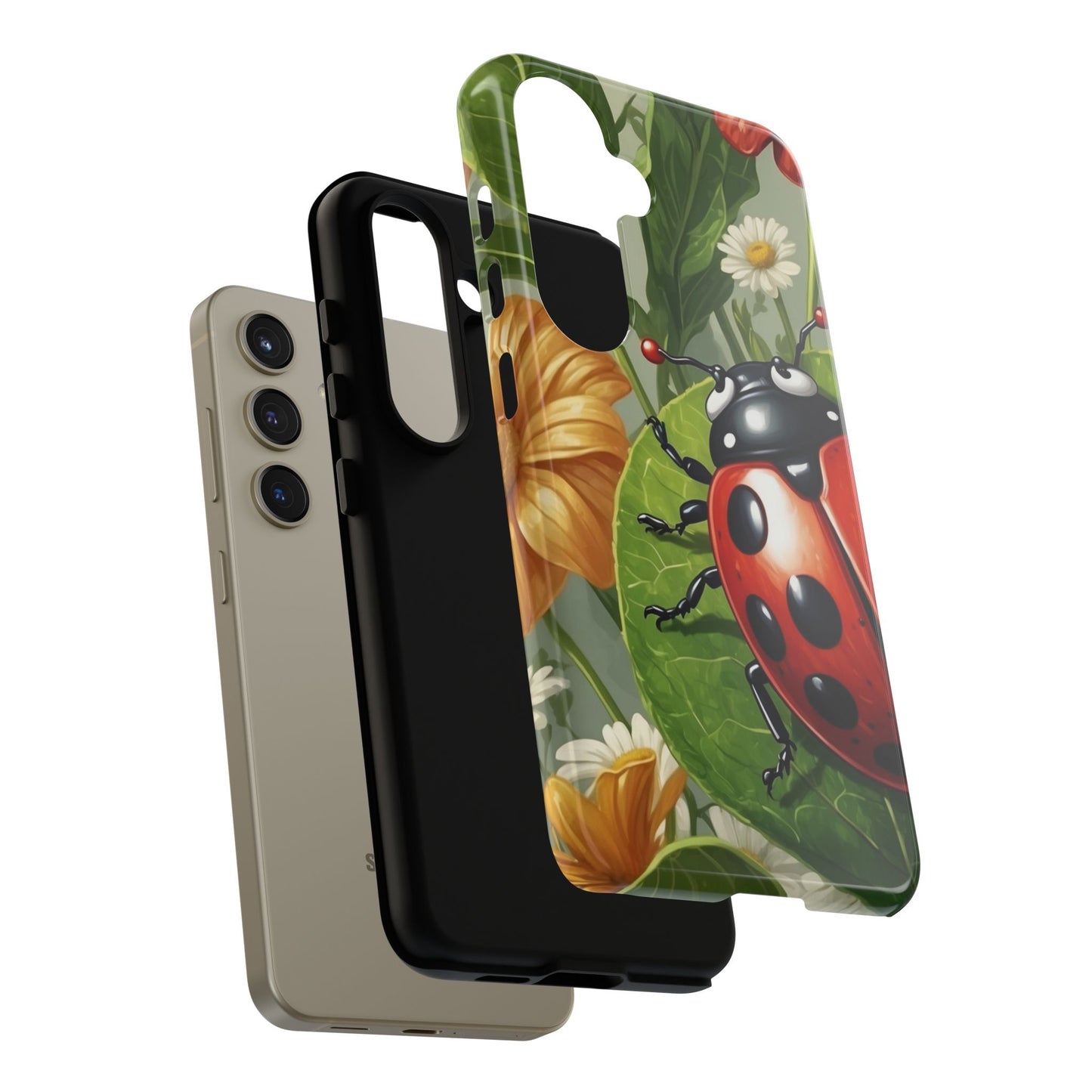 Ladybug Garden Samsung Galaxy Case – Nature-Inspired Design