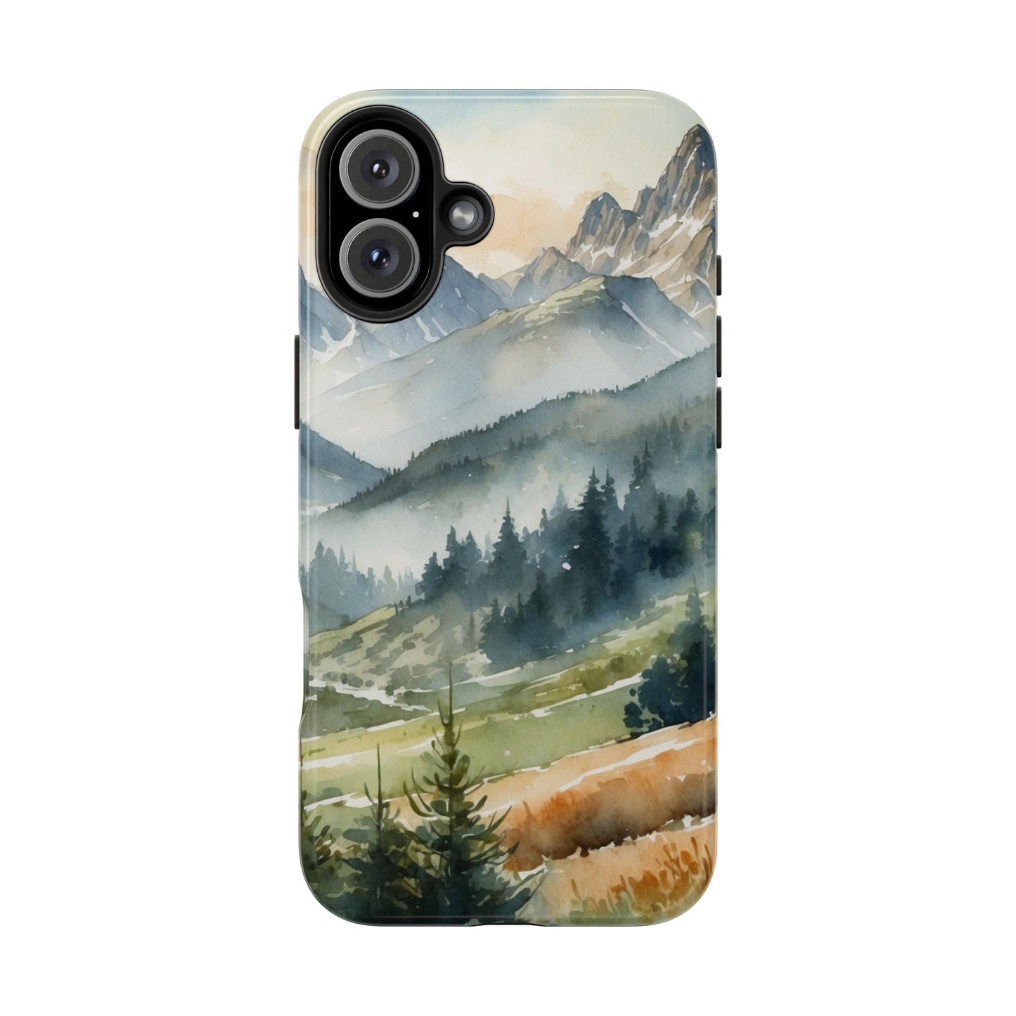 Serene Alpine Forest - iPhone Case