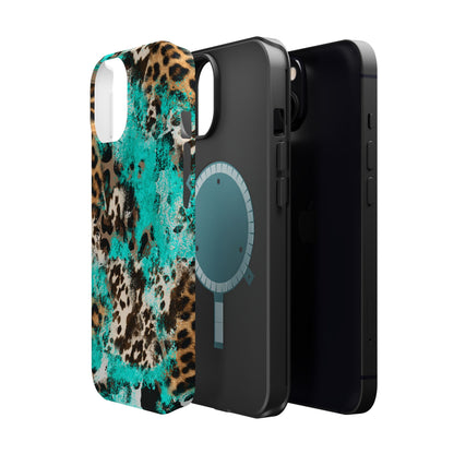 Aqua Splash Leopard - MagSafe iPhone Series Case