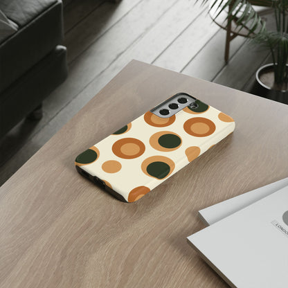 Retro Earthy Circles - Samsung Galaxy Case