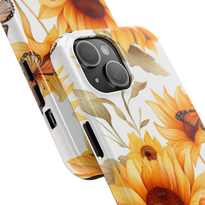 Sunflower & Monarch Garden - iPhone Series Case