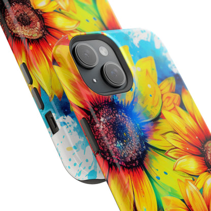 Vibrant Sunflower Splash - MagSafe iPhone Series Case