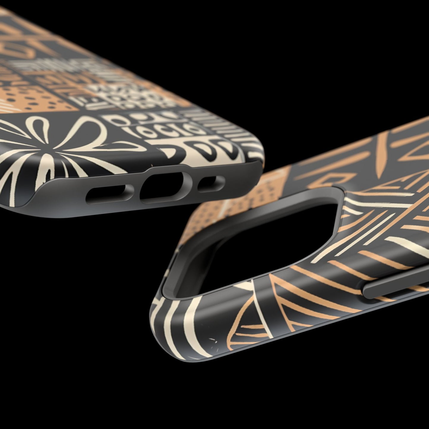 Tribal Geo-Pattern MagSafe Case – Bold Ethnic Design