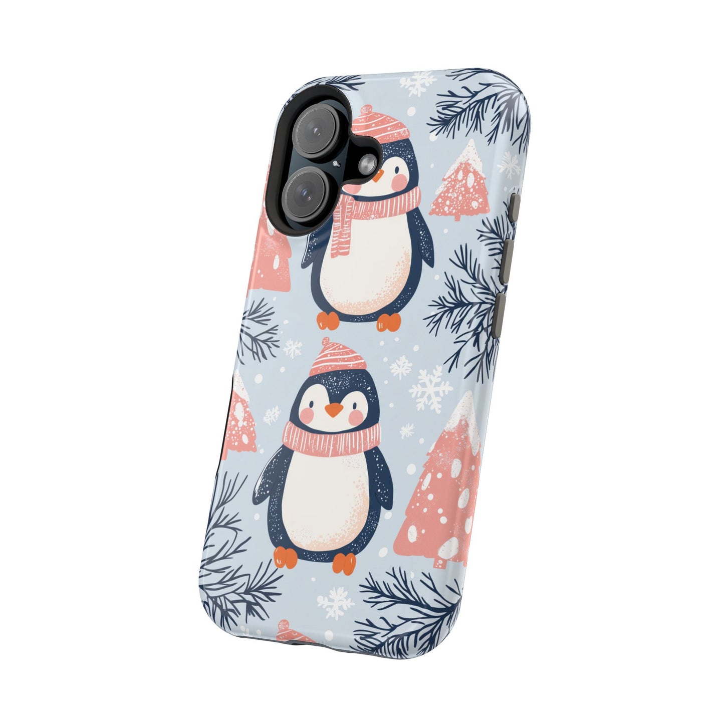 Penguin in Winter Wonderland MagSafe iPhone Case