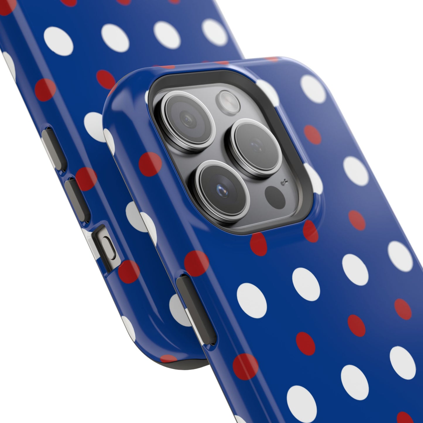 Patriotic Polka Dots – MagSafe iPhone Case