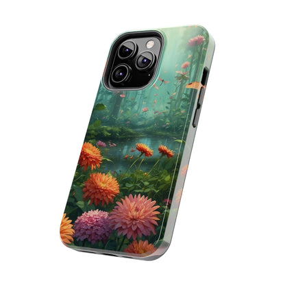 Enchanted Forest Dragonflies & Blossoms – iPhone Series Case