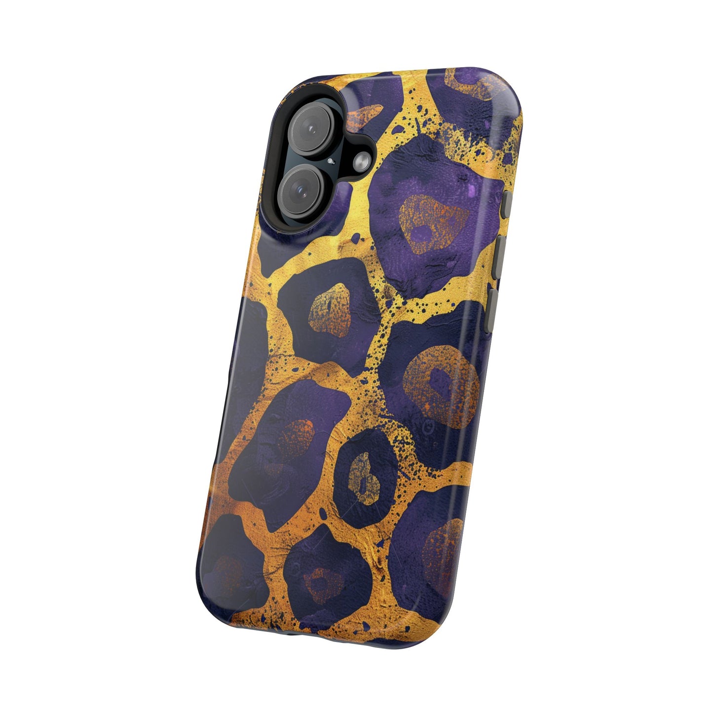 Regal Amethyst Leopard iPhone Case