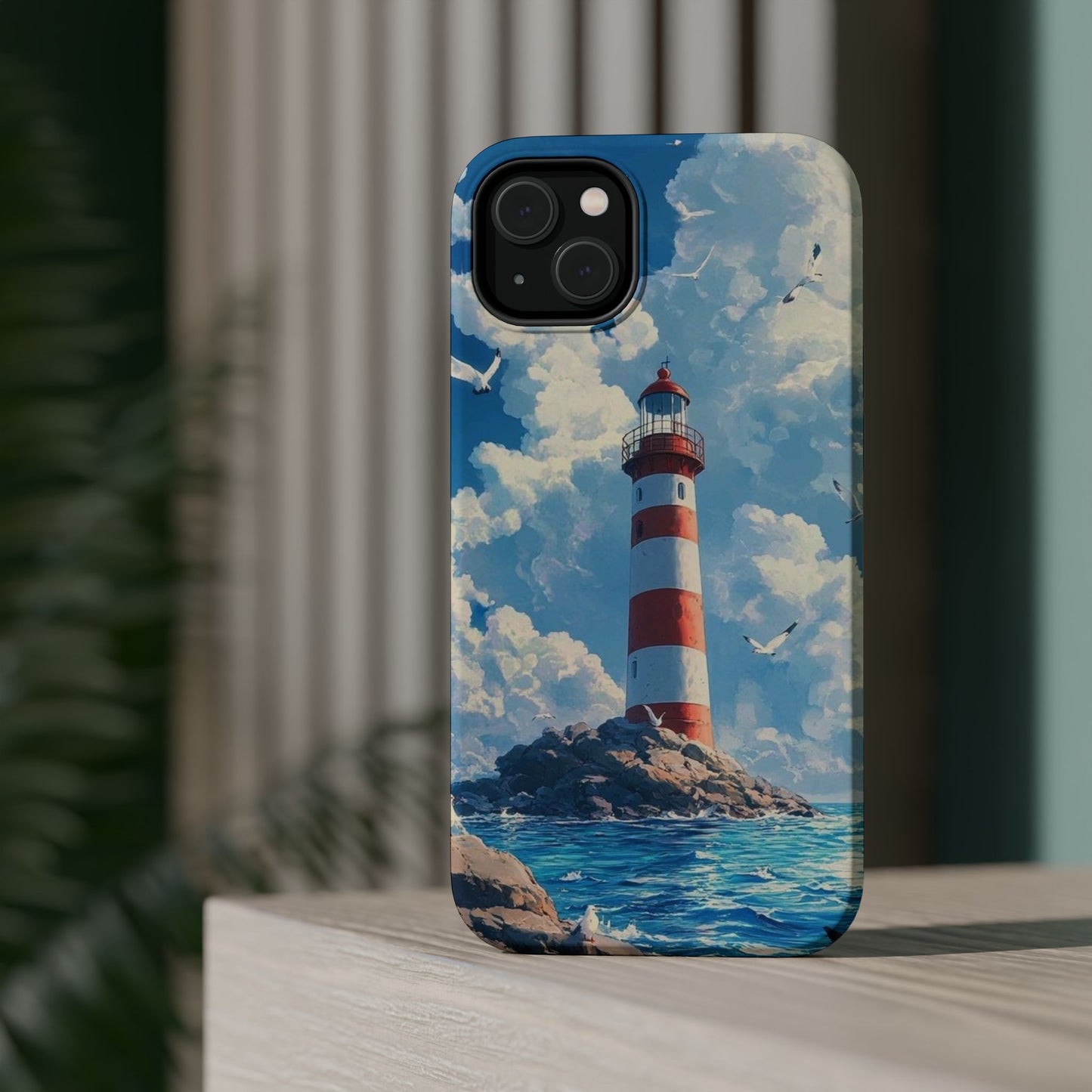 Iphone Case - Majestic Lighthouse Scene Design