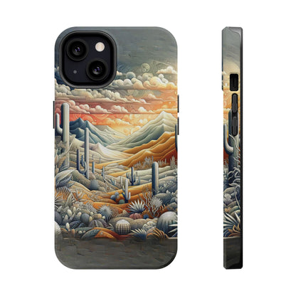 Rugged Elegance Cactus iPhone Case