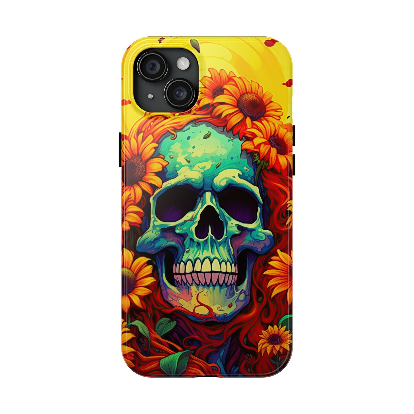 Sun Kissed Skull iPhone Case