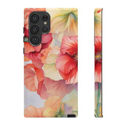 Gumamela Blush Pink Watercolor Floral – Samsung Galaxy Case