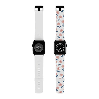 Playful Pink Floral Apple Watch Band